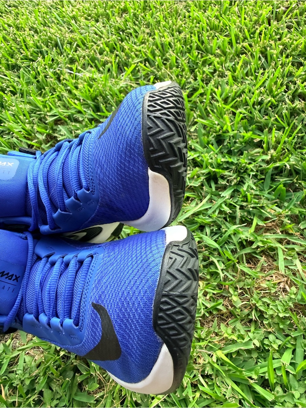 NIKE Air Max Infuriate 2 Mid Sneakers AA7066-400 Royal Blue Black Size 10 men’s - Picture 10 of 13